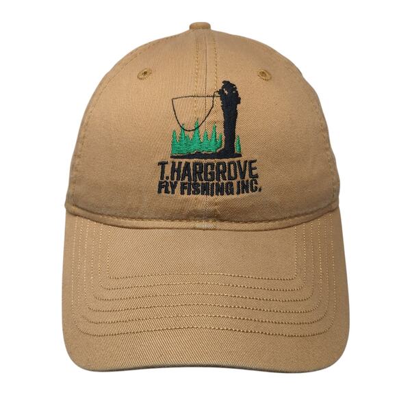T. Hargrove Fly Fishing Inc. Strapback Hat Brown One Size Adjustable Ouray - Picture 1 of 8
